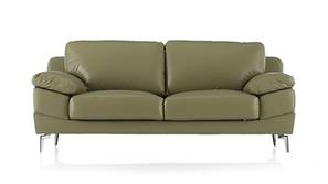 Europa Leather Sofa (Green)