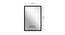 Decorative Mirror and Bathroom Mirror ELF3020MRREM0175 (Black) by Urban Ladder - Design 1 Dimension - 699293