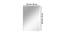 Bathroom Mirror ELFREC3020OVLBMR (Silver) by Urban Ladder - Design 1 Dimension - 699318