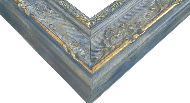Decorative Mirror and Bathroom Mirror EL6020DMRREM0134 (Blue) by Urban Ladder - Design 1 Side View - 699427