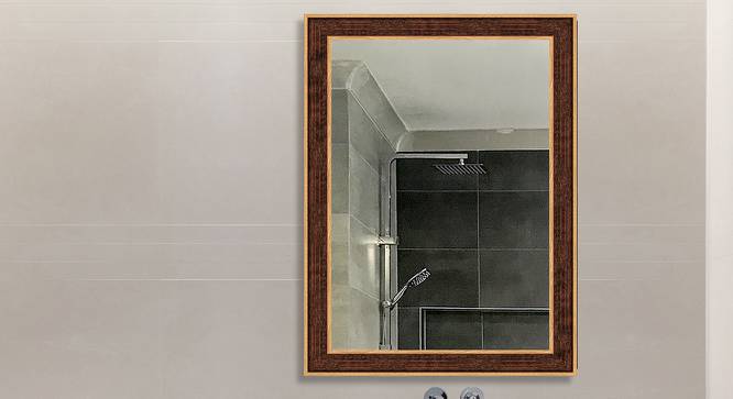 Decorative Mirror and Bathroom Mirror EL1812BMRREM0078 (Brown) by Urban Ladder - Front View Design 1 - 699490