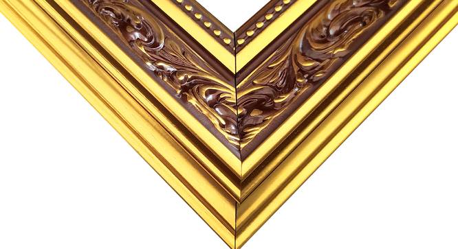Decorative Mirror and Bathroom Mirror ELF3020MRREM0125 (Gold) by Urban Ladder - Design 1 Side View - 699498