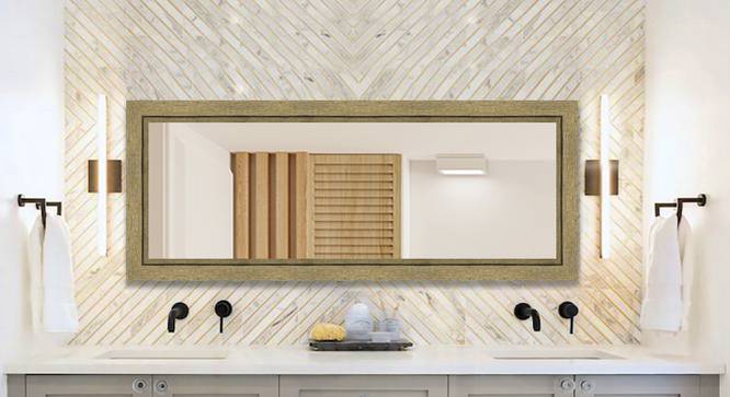 Decorative Mirror and Bathroom Mirror ELF3612MRR356C00 (Beige) by Urban Ladder - Front View Design 1 - 699540