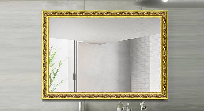 Decorative Mirror and Bathroom Mirror ELF3020MRREM0125 (Gold) by Urban Ladder - Front View Design 1 - 699552