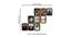 Wall Collage Photo Frame ELFGRP9BEM003400 (Black) by Urban Ladder - Design 1 Dimension - 699615