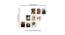 Wall Collage Photo Frame ELFGRP9BEM003800 (White) by Urban Ladder - Design 1 Dimension - 699696