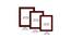 Table Photo Frames ELESET3EM0049000 (Brown) by Urban Ladder - Design 1 Dimension - 699729