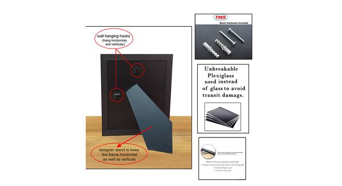 Table Photo Frames ELESET3EM0049000 (Brown) by Urban Ladder - Design 1 Side View - 699898