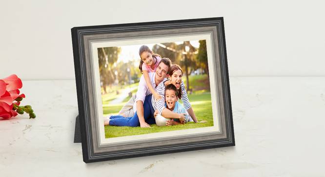 Single Photo Frames ELE86SNGLFEM0087 (Grey) by Urban Ladder - Front View Design 1 - 699941