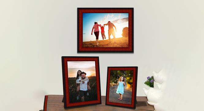 Table Photo Frames ELESET3EM0049000 (Brown) by Urban Ladder - Front View Design 1 - 699951