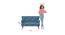 Memsaab Love Seat - Savanna Green (India Paisleys Blue) by Urban Ladder - - 