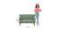 Memsaab Love Seat - Savanna Green (Spring Marigold Green) by Urban Ladder - - 