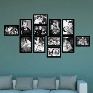 Collage Photo Frames Design Black Synthetic Wood Photoframe