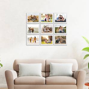 White Photo Frame Design White Synthetic Wood Photoframe