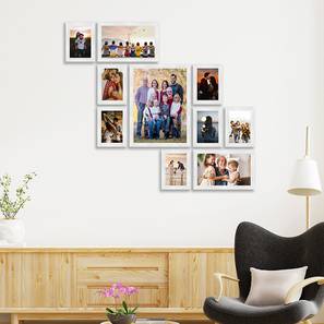White Photo Frame Design White Synthetic Wood Photoframe