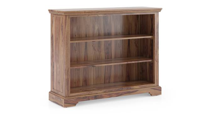 Mateo Bookshelf Finish Mahogany (Teak Finish) by Urban Ladder - Side View - 