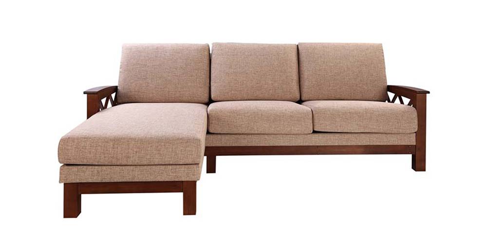 Porto Sectional Wooden Sofa by Urban Ladder - - 