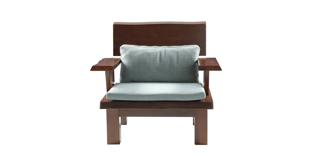 Catalina Wooden Sofa by Urban Ladder - - 