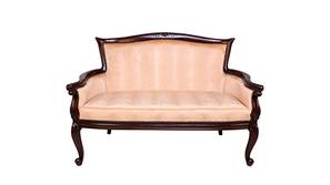 Fabio Wooden Sofa (Mahogany)