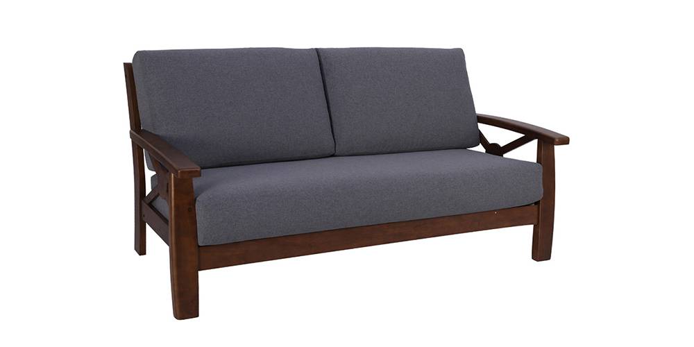 Crimson Wooden Sofa Urban Ladder