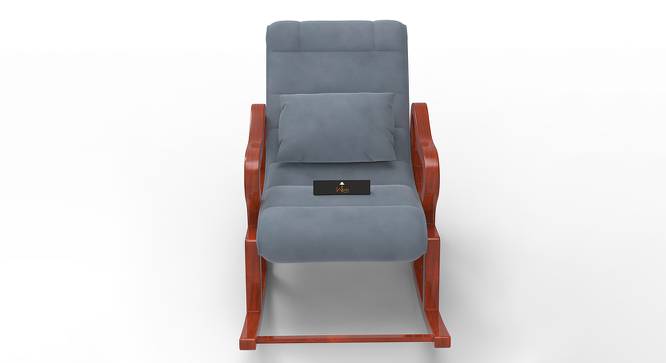 Alvar Solid Wood Rocking Chair in Grey Colour (Grey) by Urban Ladder - - 