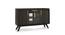 Taarkashi 61" Wide Sideboard Cum Bar Unit (American Walnut Finish) by Urban Ladder - Side View - 