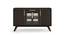 Taarkashi 61" Wide Sideboard Cum Bar Unit (American Walnut Finish) by Urban Ladder - Storage Image - 