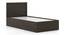 Covelo Storage Single Bed (Single Bed Size, Box Storage Type, Rustic Walnut Finish) by Urban Ladder - Storage Image - 
