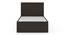 Covelo Storage Single Bed (Single Bed Size, Box Storage Type, Rustic Walnut Finish) by Urban Ladder - Zoomed Image - 