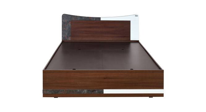 Brussels Engineered Wood King Bed without Storage (Color - Dark Acacia) (King Bed Size, Dark Acacia Finish) by Urban Ladder - Design 1 Side View - 701217