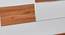 Romano Engineered Wood Queen Bed with Hydraulic Storage (Color - HG Cashmere/Teak) (Queen Bed Size, Cashmere & Teak Finish) by Urban Ladder - Ground View Design 1 - 701262