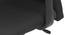 Gary Upholstered Visitor Chair with Armrest (Black) (Black) by Urban Ladder - Rear View Design 1 - 701389