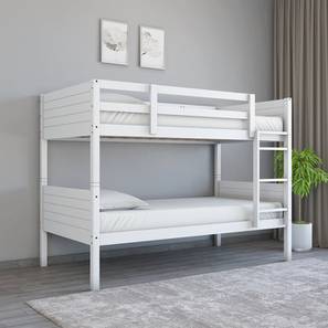 Bedroom Furniture In Muzaffarnagar Design Canary Engineered Wood Bunk Bed in Brown Colour