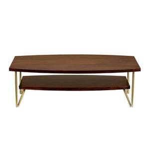 Oval Coffee Tables Design Alexis Oval Solid Wood Coffee Table in Red Walnut Finish