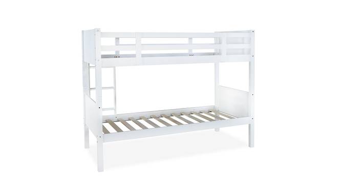 Canary Solid Wood Bunk Bed For Kids (White) (Brown, Brown Finish) by Urban Ladder - Front View Design 1 - 701415