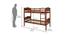 Kester Solid Wood Bunk Bed For Kids (Dark Oak) (Brown, Brown Finish) by Urban Ladder - Design 1 Dimension - 701457