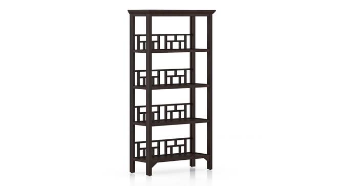 Enid Bookshelf (Finish: Mango Mahogany) (Mango Mahogany Finish) by Urban Ladder - Side View - 