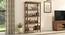 Enid Bookshelf (Finish: Mango Mahogany) (Amber Walnut Finish) by Urban Ladder - Front View - 