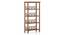 Enid Bookshelf (Finish: Mango Mahogany) (Amber Walnut Finish) by Urban Ladder - Side View - 