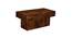 Gravel Solid Wood Coffee Table (Walnut) (Walnut Finish) by Urban Ladder - Front View Design 1 - 701525