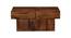 Gravel Solid Wood Coffee Table (Walnut) (Walnut Finish) by Urban Ladder - Design 1 Side View - 701534