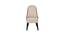 Elite Dining Chair (Beige) (Beige Finish) by Urban Ladder - Design 1 Side View - 701589