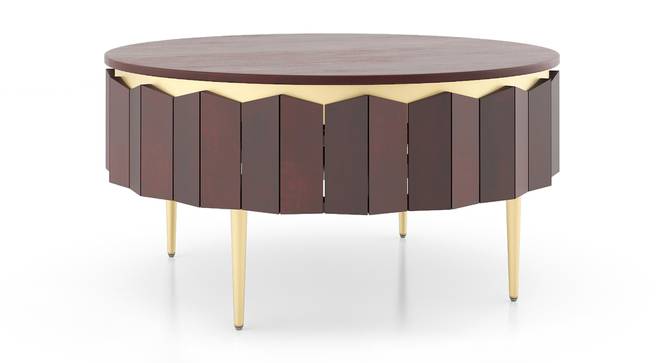 Keoni coffee table Finish Claret Mahogany (Mahogany Finish) by Urban Ladder - Front View Design 1 - 701620