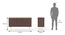 Keoni sideboard (Mahogany Finish) by Urban Ladder - Dimension Design 1 - 701647