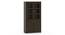 Theodore Two Glass Door Display Cabinet (Rustic Walnut Finish) by Urban Ladder - Cross View Design 1 - 702290