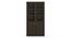Theodore Two Glass Door Display Cabinet (Rustic Walnut Finish) by Urban Ladder - Front View Design 1 - 702291