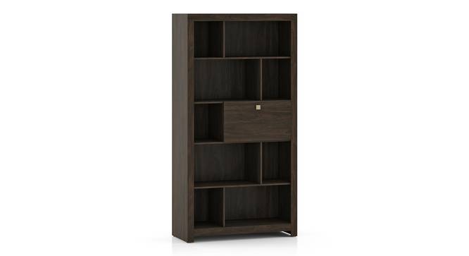 Theodore Open Display Cabinet (Rustic Walnut Finish) by Urban Ladder - Cross View Design 1 - 702297