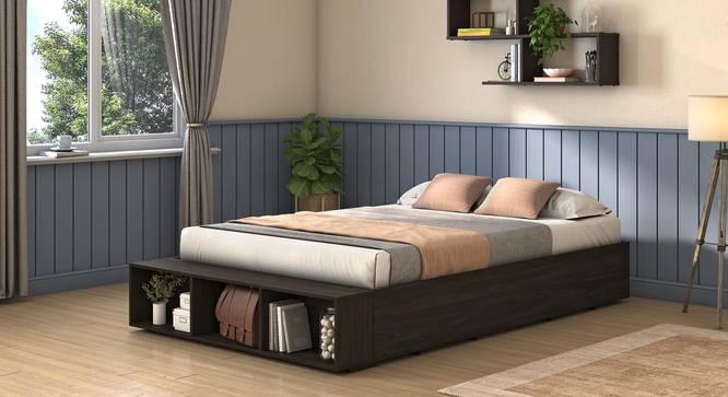 Toshi Teen Bed With Storage (Rustic Walnut Finish) by Urban Ladder - Full View Design 1 - 702329