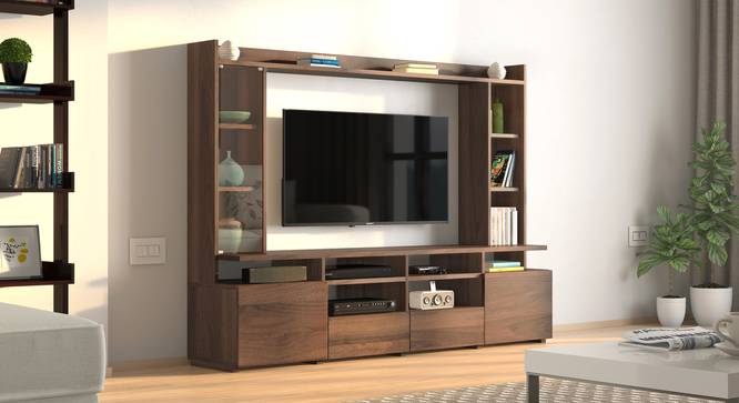 Celestin XL TV unit In Deep Walnut (XL Size, Columbian Walnut Finish) by Urban Ladder - - 