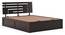 Stockholm Storage Bed (Solid Wood) (Mahogany Finish, Queen Bed Size, Hydraulic Storage Type) by Urban Ladder - Storage Image - 702968